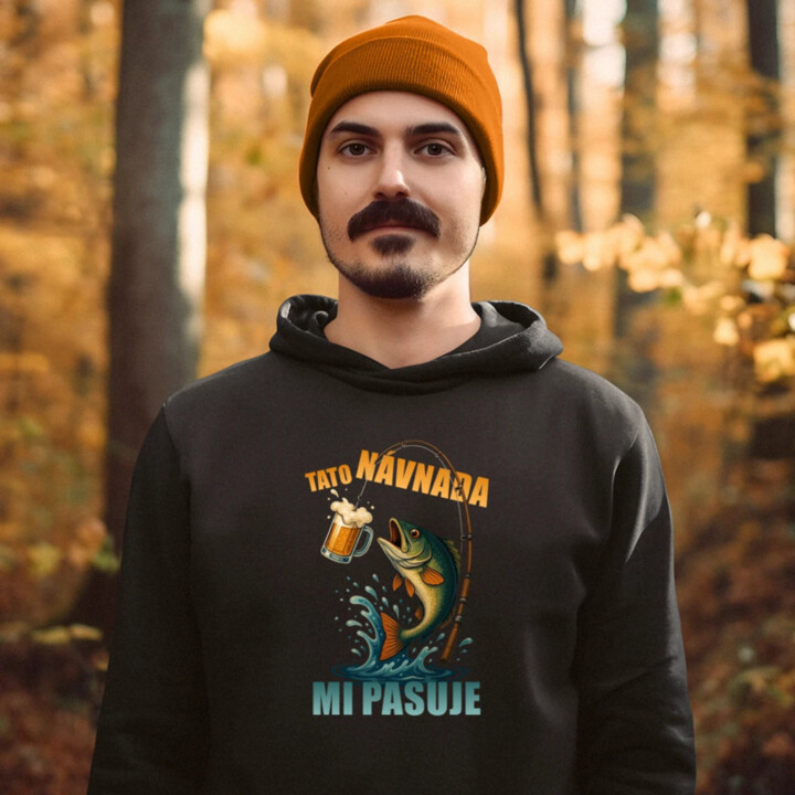 Tato návnada mi pasuje v2 - pánská mikina s potiskem