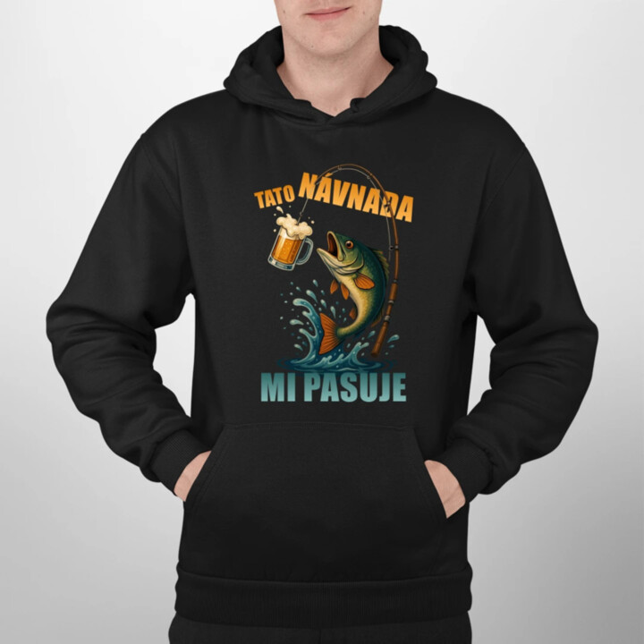 Tato návnada mi pasuje v2 - pánská mikina s potiskem