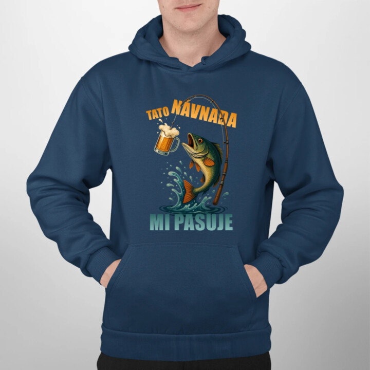 Tato návnada mi pasuje v2 - pánská mikina s potiskem