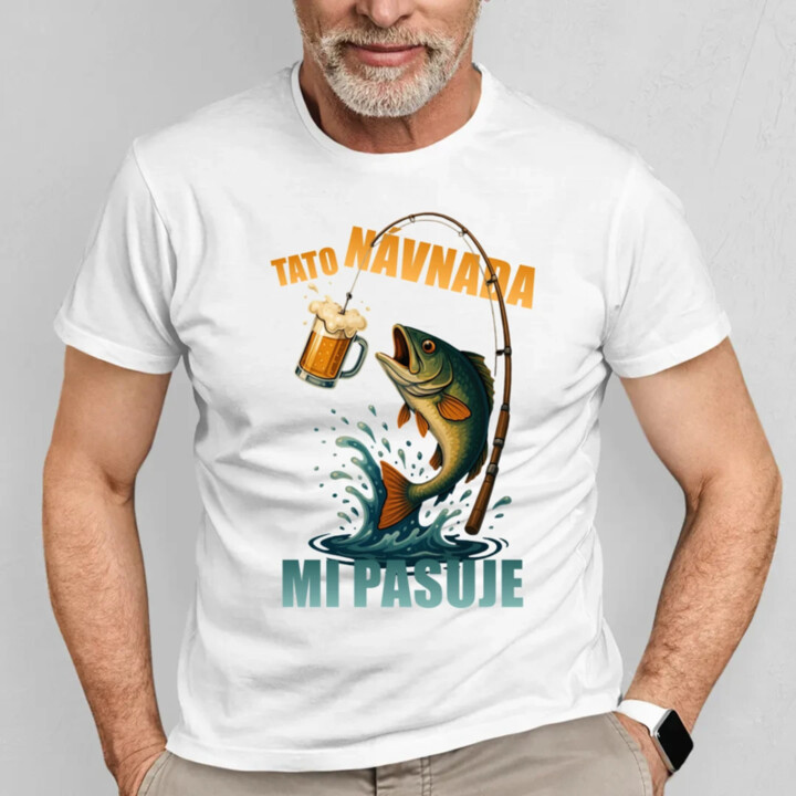 Tato návnada mi pasuje v2 - pánské tričko s potiskem