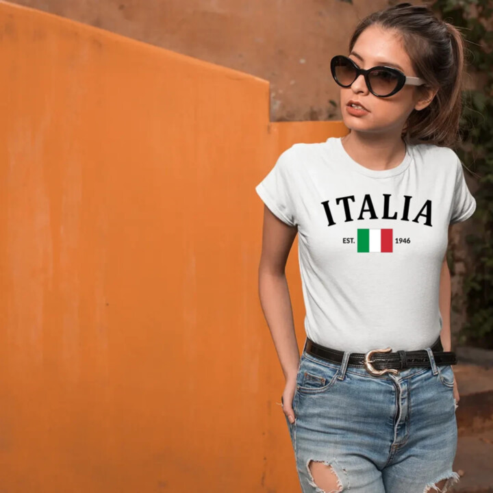 Italia - 1946 - Itálie  - dámské tričko s potiskem