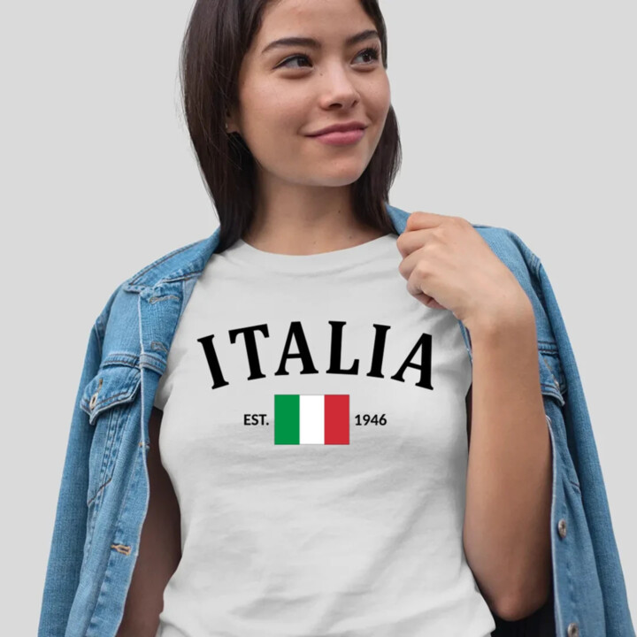 Italia - 1946 - Itálie  - dámské tričko s potiskem