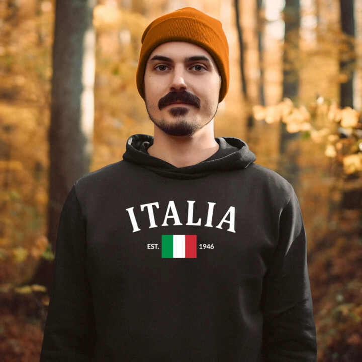 Italia - 1946 - Itálie - pánská mikina s potiskem