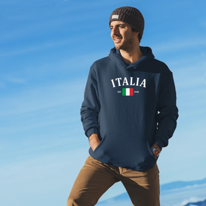 Italia - 1946 - Itálie - pánská mikina s potiskem