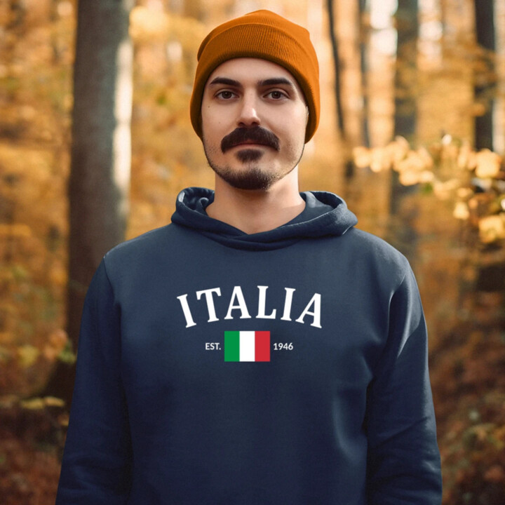 Italia - 1946 - Itálie - pánská mikina s potiskem