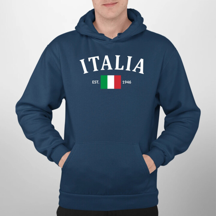 Italia - 1946 - Itálie - pánská mikina s potiskem