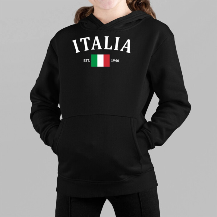 Italia - 1946 - Itálie - dětská mikina s kapucí