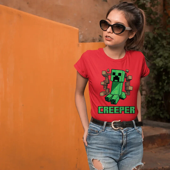 Creeper  - dámské tričko s potiskem