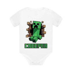 Creeper - dětské body s potiskem