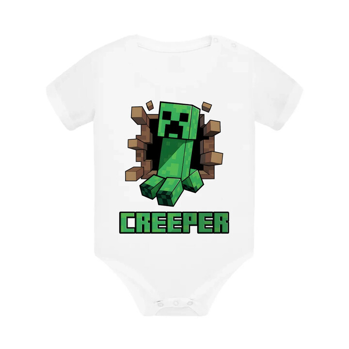 Creeper - dětské body s potiskem