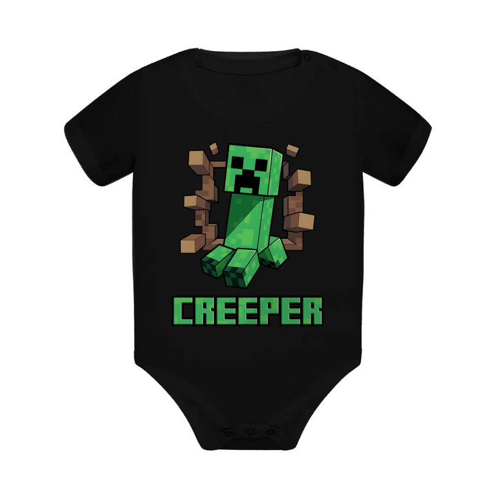 Creeper - dětské body s potiskem