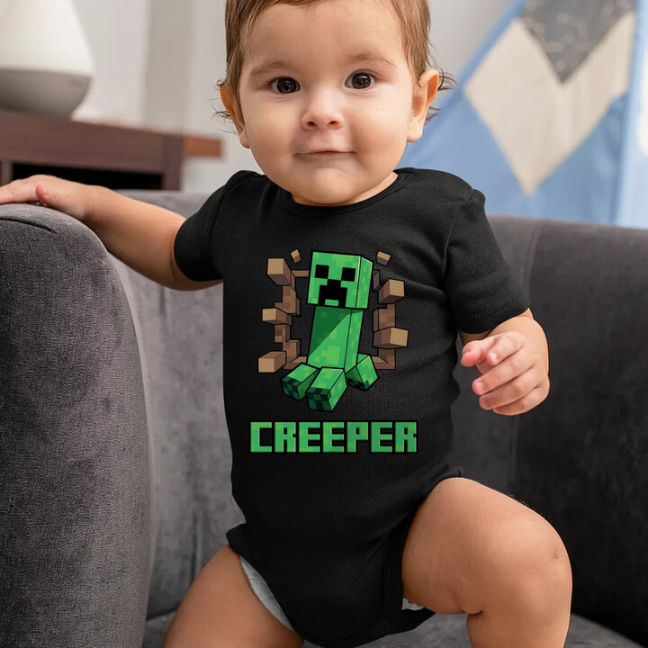 Creeper - dětské body s potiskem