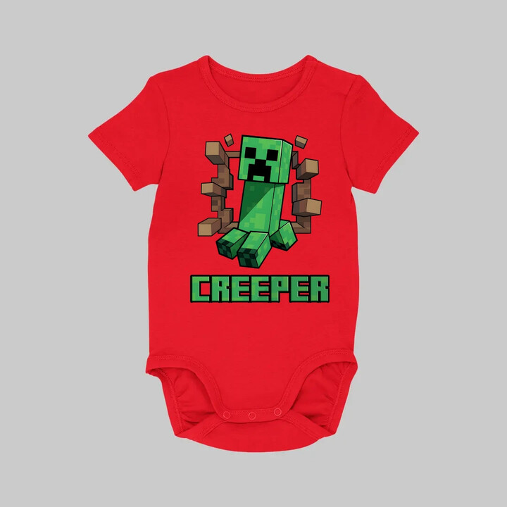 Creeper - dětské body s potiskem