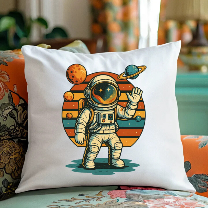Astronaut - polštář s potiskem