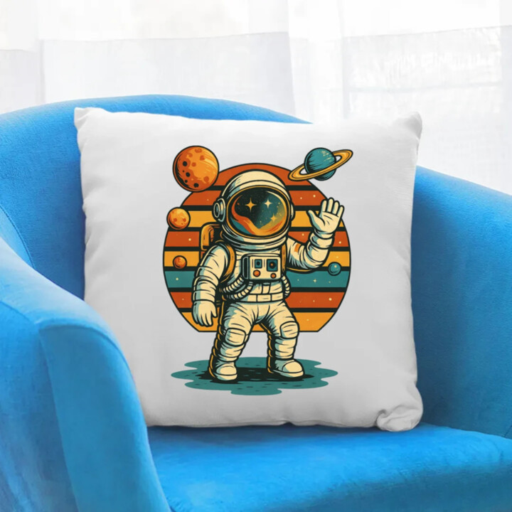 Astronaut - polštář s potiskem