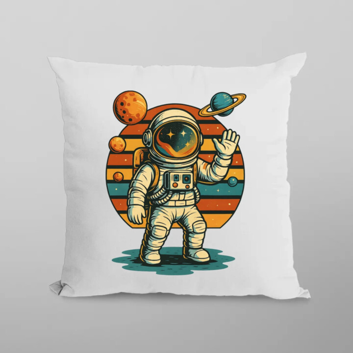 Astronaut - polštář s potiskem