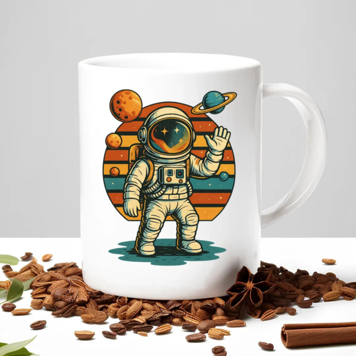 Astronaut - hrnek s potiskem
