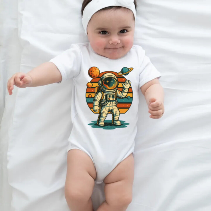 Astronaut - dětské body s potiskem