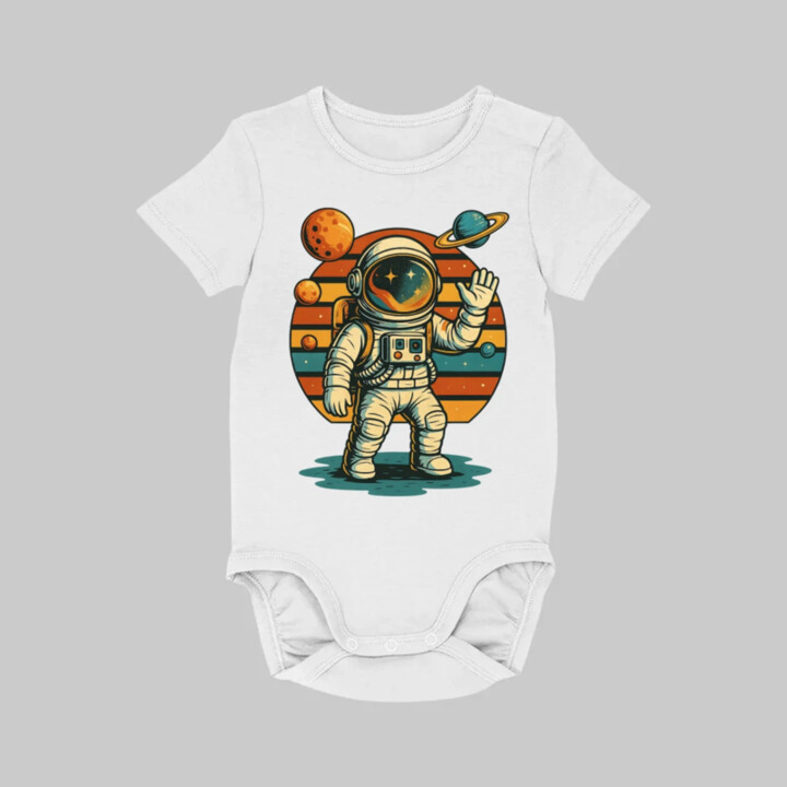 Astronaut - dětské body s potiskem