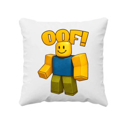 Oof - polštář s potiskem pro fanoušky hry Roblox