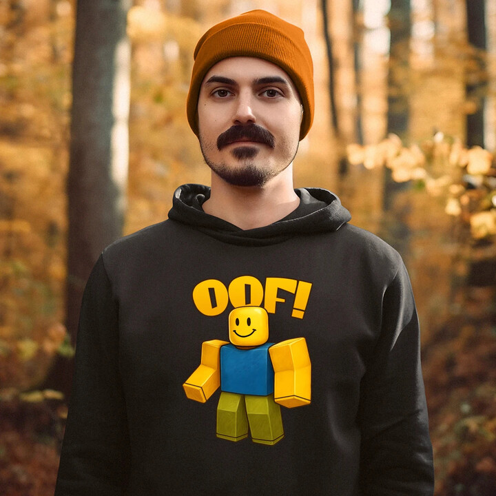 Oof - pánská mikina s potiskem pro fanoušky hry Roblox