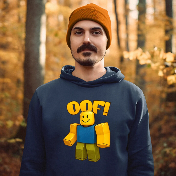 Oof - pánská mikina s potiskem pro fanoušky hry Roblox