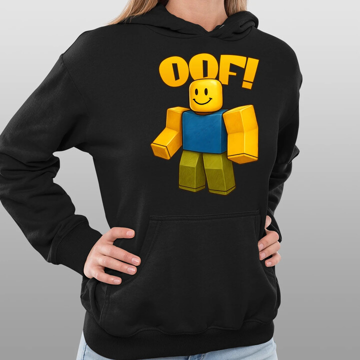 Oof - dámská mikina s potiskem pro fanoušky hry Roblox