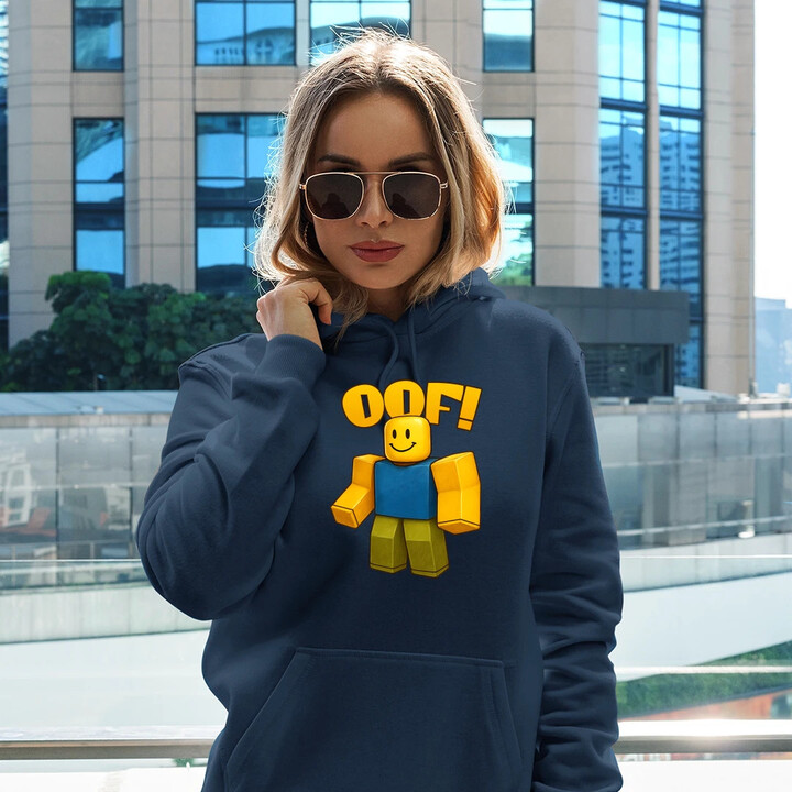 Oof - dámská mikina s potiskem pro fanoušky hry Roblox