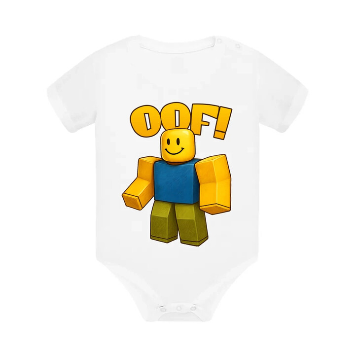 Oof - dětské body s potiskem pro fanoušky hry Roblox