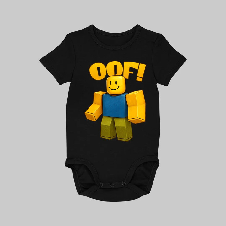 Oof - dětské body s potiskem pro fanoušky hry Roblox