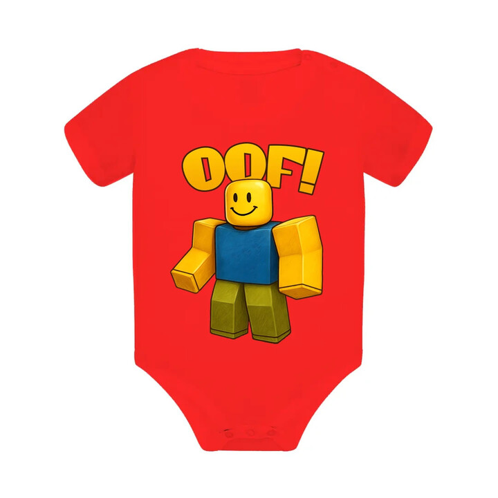 Oof - dětské body s potiskem pro fanoušky hry Roblox
