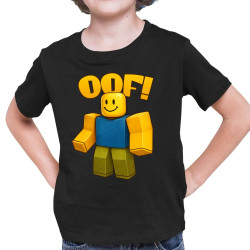 Oof - dětské tričko s potiskem pro fanoušky hry Roblox
