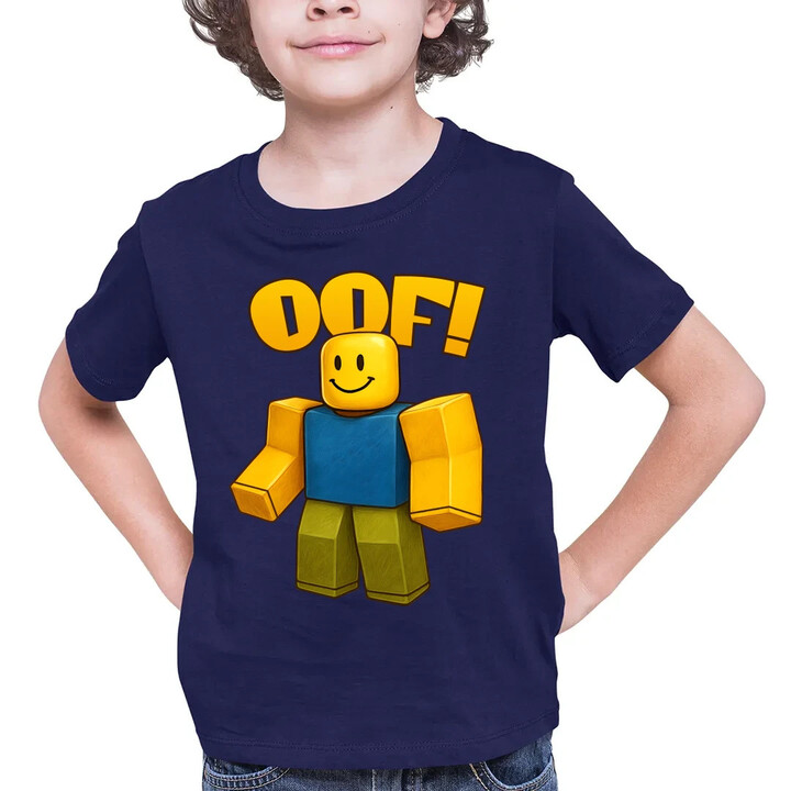 Oof - dětské tričko s potiskem pro fanoušky hry Roblox