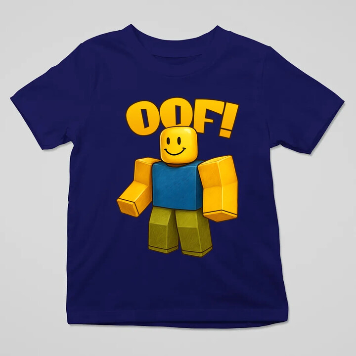 Oof - dětské tričko s potiskem pro fanoušky hry Roblox