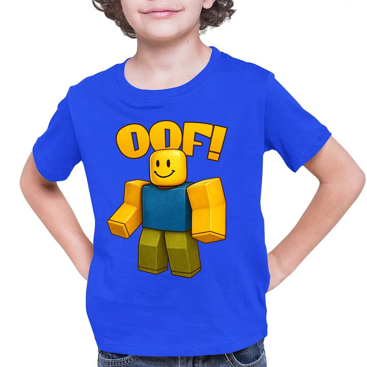 Oof - dětské tričko s potiskem pro fanoušky hry Roblox