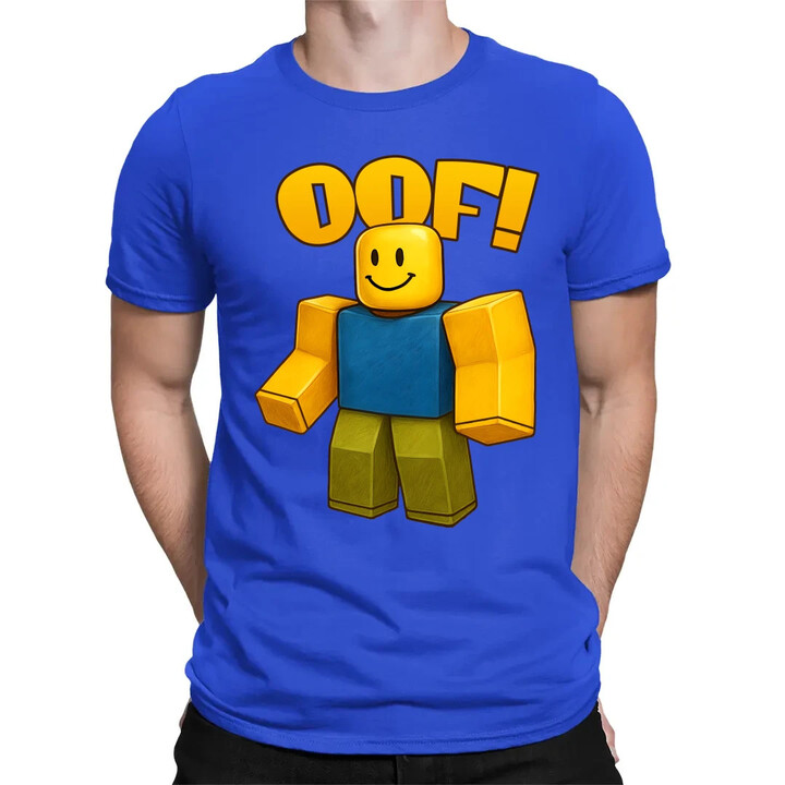 Oof - pánské tričko s potiskem pro fanoušky hry Roblox