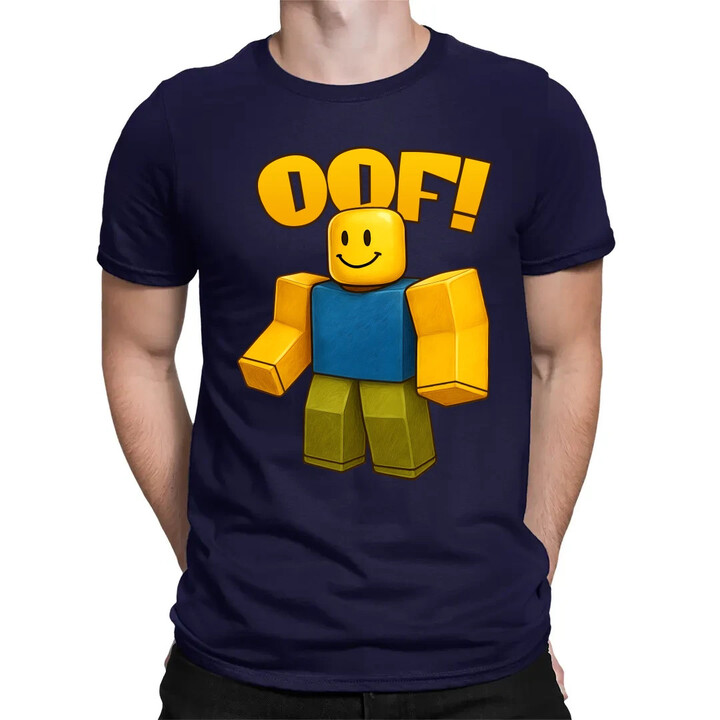 Oof - pánské tričko s potiskem pro fanoušky hry Roblox