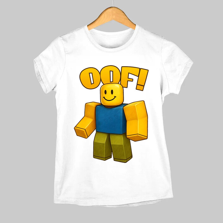 Oof  - dámské tričko s potiskem pro fanoušky hry Roblox