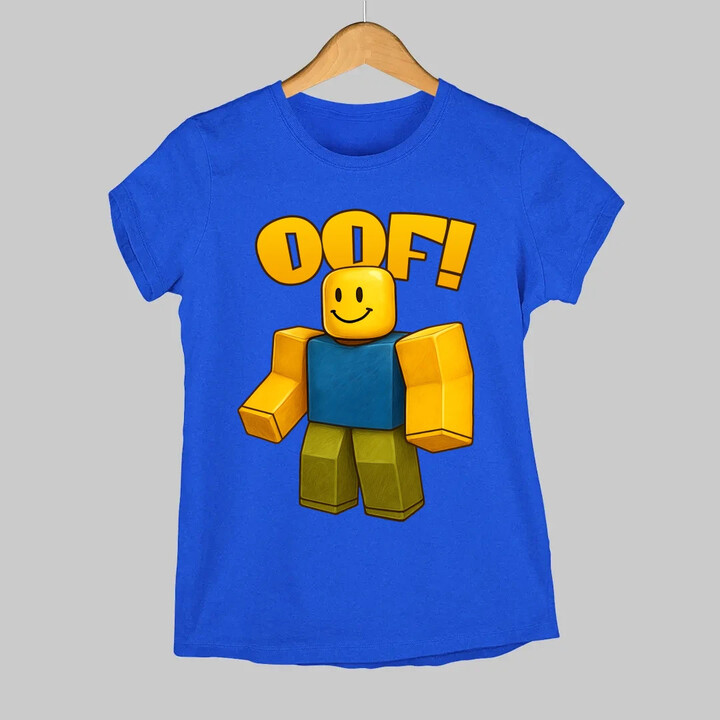 Oof  - dámské tričko s potiskem pro fanoušky hry Roblox