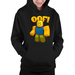 Oof - dětská mikina s kapucí pro fanoušky hry Roblox