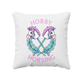 Hobby horsing - polštář s potiskem