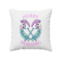 Hobby horsing - polštář s potiskem