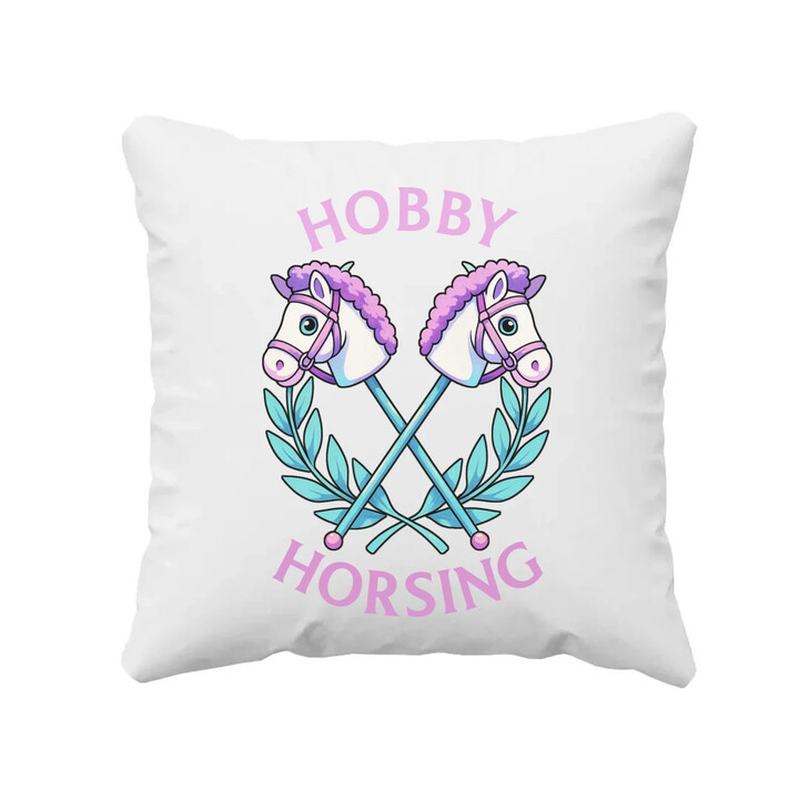 Hobby horsing - polštář s potiskem