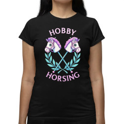 Hobby horsing - dámské tričko s potiskem