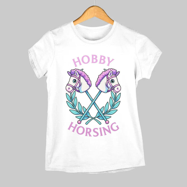 Hobby horsing  - dámské tričko s potiskem