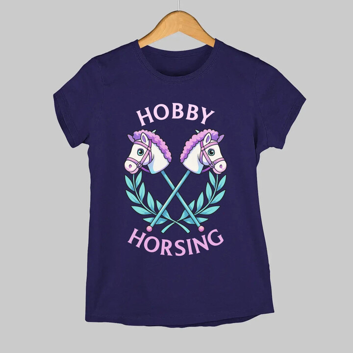 Hobby horsing  - dámské tričko s potiskem