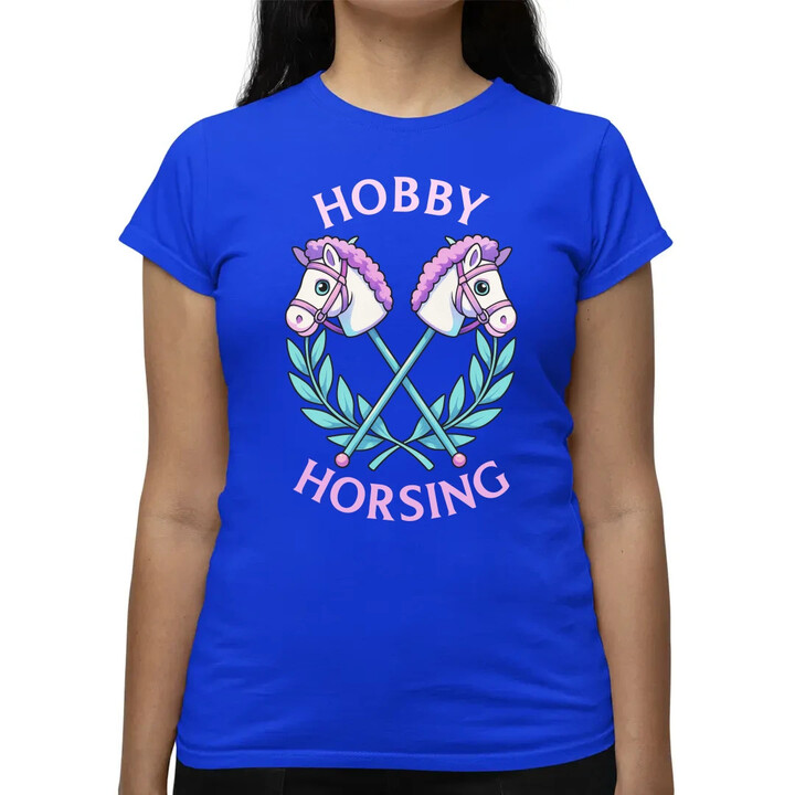 Hobby horsing  - dámské tričko s potiskem