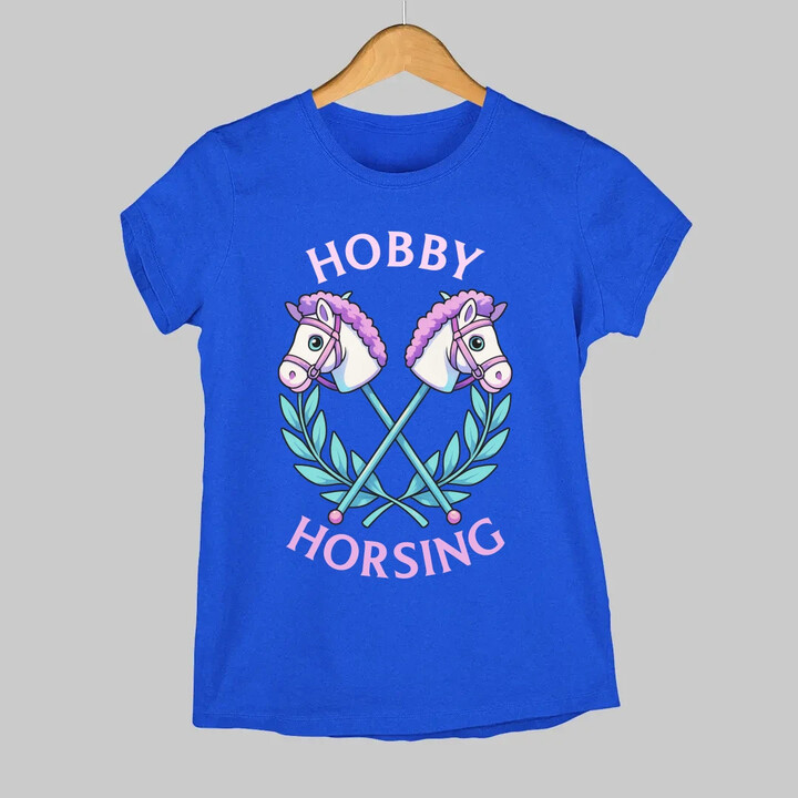 Hobby horsing  - dámské tričko s potiskem