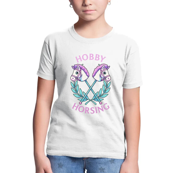 Hobby horsing - dětské tričko s potiskem