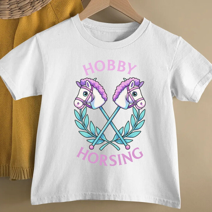 Hobby horsing - dětské tričko s potiskem